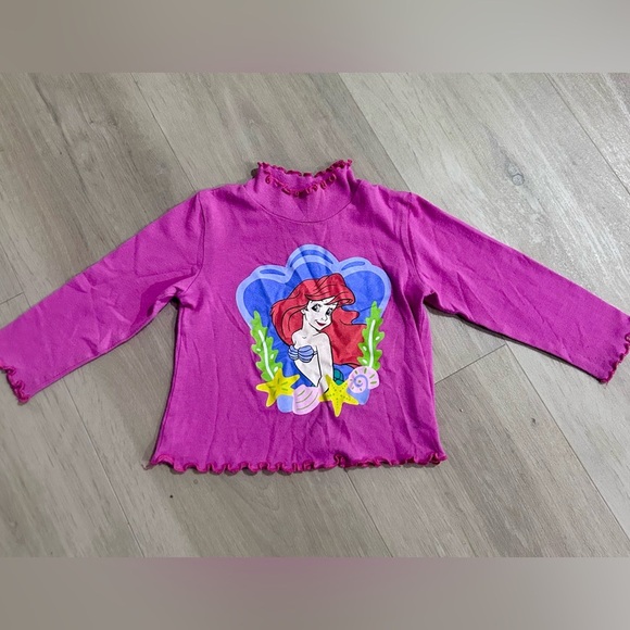 Vintage 90’s the little mermaid long sleeve turtleneck size 3t - Picture 1 of 5